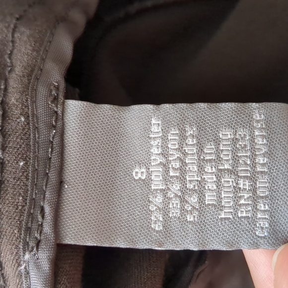 Size 8 Maxwell Solid Brown Apt. 9 Stretch Pants - Picture 3 of 13